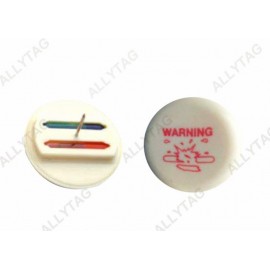 40mm EAS Ink Security Tag AM / RF Smooth Pin For Clothes / Shoes / Bags
