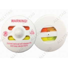 Red Pin 50mm Ink Security Tag New ABS Plastic Materials Environmental Friendly