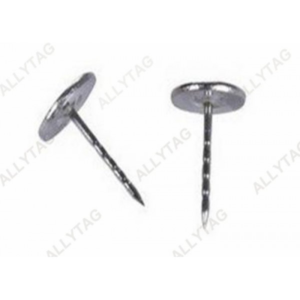 Eas Security Anti Theft Accessories Flat Head Steel Pin For Supermarket