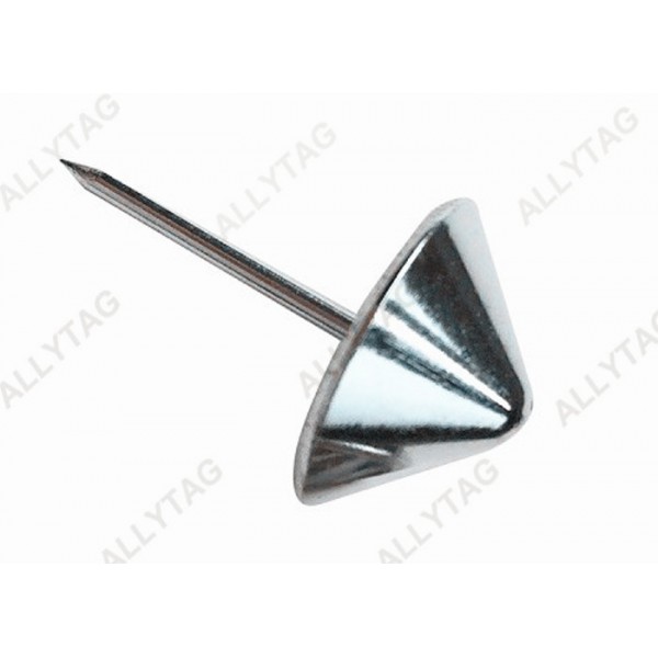 Stainless Steel Security Tag Pin , Anti Theft Hardware Smooth / Groove Type
