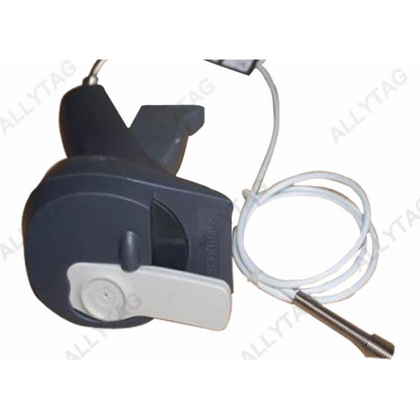 Dark Gray Supertag Manual Handheld Detacher , Hook Detacher With Lanyard Cable