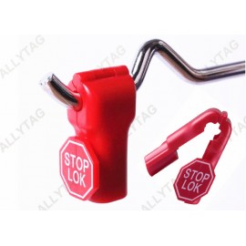ABS Plastic Eas Anti Theft Peg Hook Locks 39x19x15mm Dimension Logo Printing