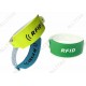 Customized Disposable UHF RFID Wristband PVC Coating Material For Hospital Tracing
