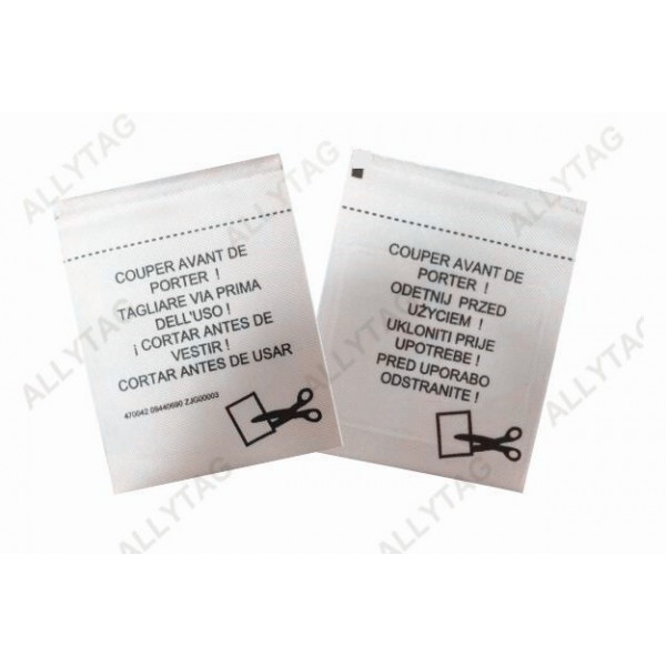 Sew In EAS Security Labels 60x47mm Tag Dimension For Source Tagging Solution